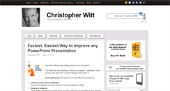 Desktop Screenshot of christopherwitt.com